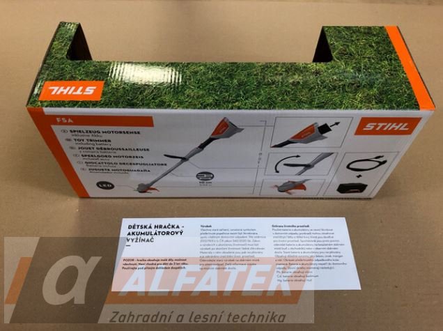 STIHL  Model vyžínače FSA - dětská  hračka včetně akumulátoru (04204600015)7 ALFATEK s.r.o.