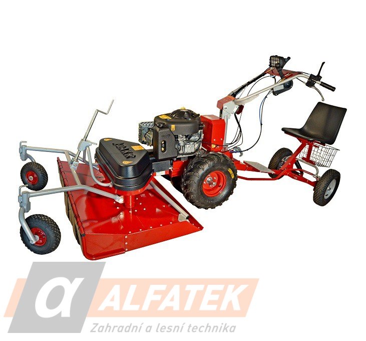 DAKR Pohonná jednotka Panter FD3-500 s řízenou sedačkou BPR a dvounožovým mulčovačem M121