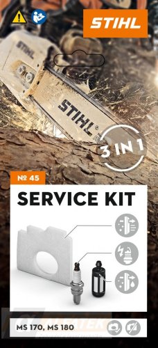 STIHL Servisní kit 45 pro MS 170, MS 180 s motory 2-MIX (11300074103)
