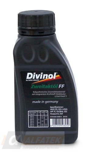 DIVINOL Zweitaktol FF olej pro 2 taktní motory 0,25 l (26150/025) ALFATEK s.r.o.