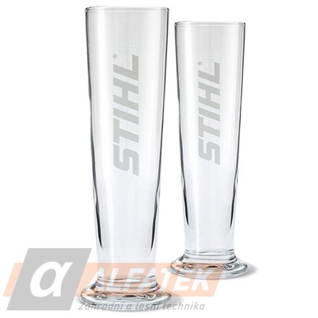 STIHL Pivní sklenice STIHL 0,3 l, 2ks STIHL Pivní sklenice STIHL 0,3 l, 2ks