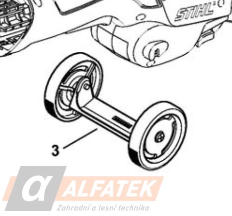 STIHL  Souprava "kola" pro Aku nůžky HSA 25