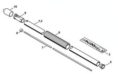 STIHL Ochranná trubka  Ø 25,4 mm (42437107123)2