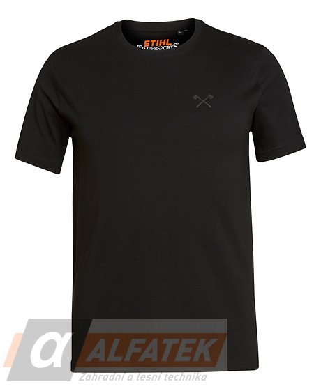 STIHL Pánské tričko s krátkým rukávem SMALL AXE černé