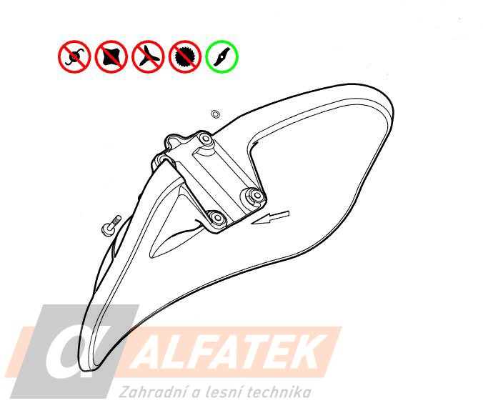 Stihl Ochranný kryt pro mulčovací  nože (41487108106)