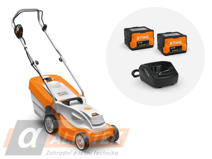 STIHL Akumulátorová sekačka RMA 235.1 SET+ (2xAK20+AL101)