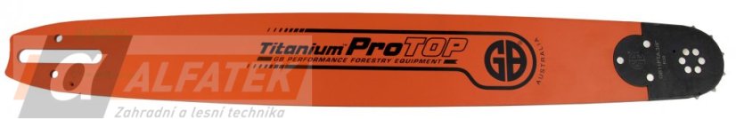 Vodicí lišta GB Titanium ProTOP 3/8", 1,6 mm, 50 cm