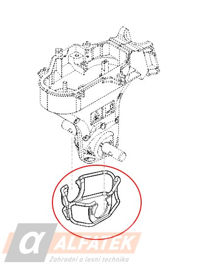 STIHL  Ochrana skříně převodovky - AGS 100 pro MH 585 (69068201305)