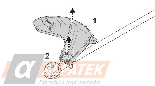 STIHL Ochranný kryt  Ø 450 mm pro FSA 200 (FA037108100)