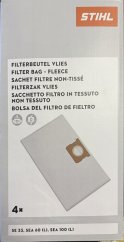 STIHL Filtrační sáčky z tkané textilie pro  SEA 60 L, SEA 100 L a SE 33. 4 kusy