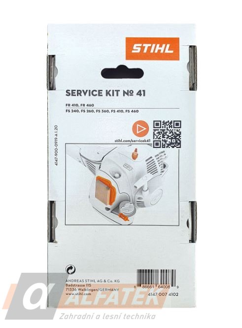 STIHL Servisní kit 41 pro křovinořezy  FS 240, FS 260, FS 360, FS 410, FS 460 (41470074102)