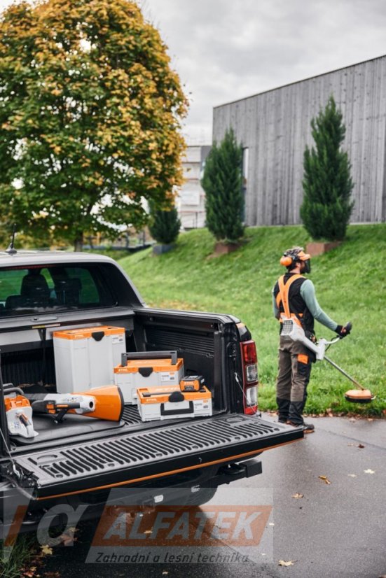 STIHL  Akumulátorov box systém SYSTAINER velikost  S  pro 2 akumulátory  AP/AK + 2 místa pro akumulátory AS + 1 místo pro nabíječku AL 301/501 (00008829707)
