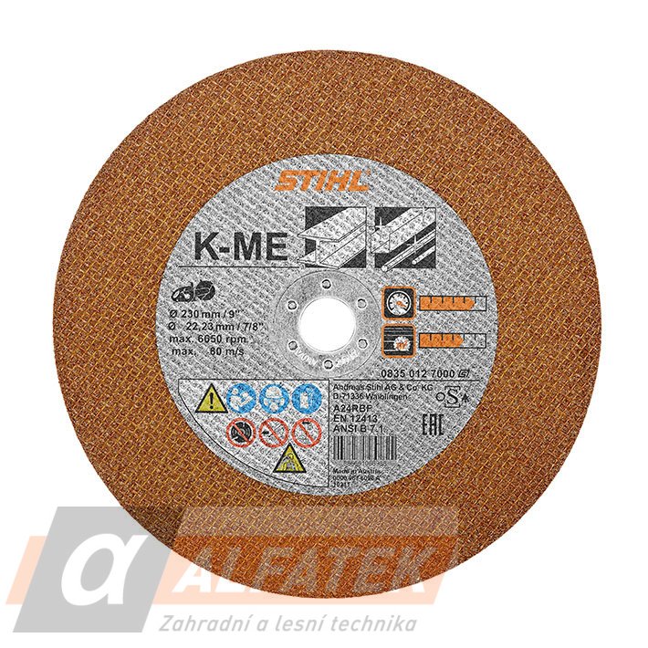Brusný kotouč do rozbrušovací pily STIHL D 230 (08350127000) ALFATEK s.r.o.