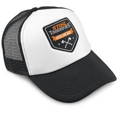 STIHL Kšiltovka Trucker "Kiss My Axe", černobílá (04640210050)