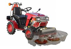DAKR Pohonná jednotka Panter FD52V s dvoububnovou sekačkou RZS121