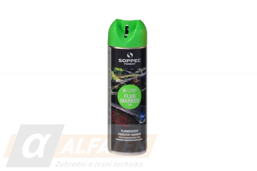 Sprej SOPPEC fluo Marker - Barva: Zelená