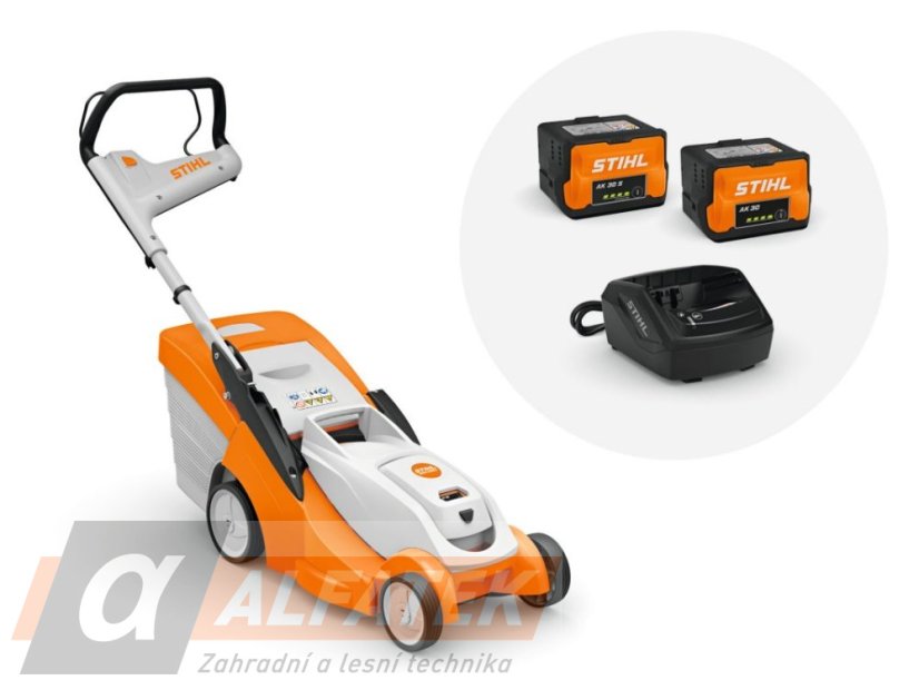 STIHL Akumulátorová sekačka RMA 239 C SET+ (AK 30 +  AK 30 S + AL 101)