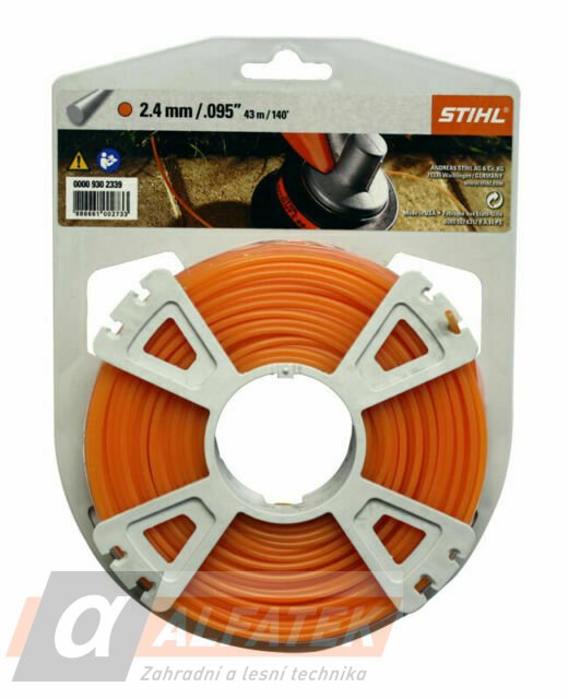 STIHL Žací struna 2,4 mm x 41 m, oranžová, kulatá (00009302339)