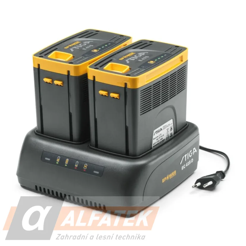 STIGA  EC 415 D  Duální nabíječka akumulátorů (277020208/ST1)