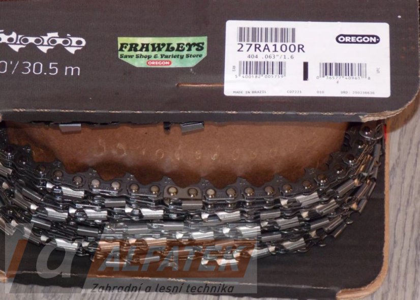 OREGON Role řetězu na podélné řezání .404" 1,6mm - 1480 článků (27RA100R) ALFATEK s.r.o.