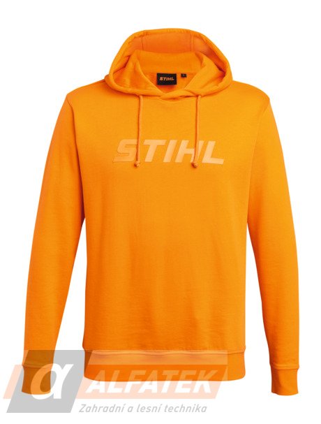 STIHL Mikina s kapucí ORANGE - Velikost: S