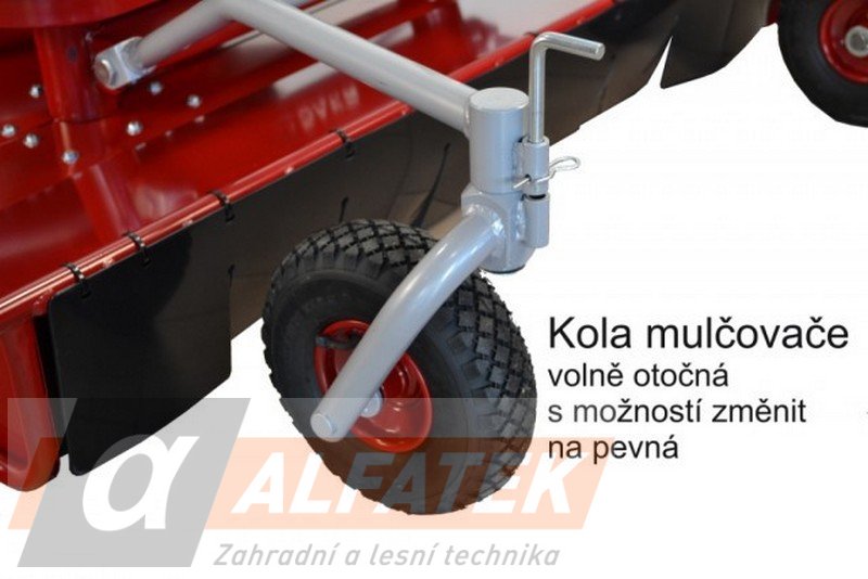DAKR Pohonná jednotka Panter FD3-500 s řízenou sedačkou BPR a dvounožovým mulčovačem M121