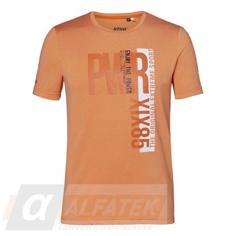 STIHL Funkční tričko oranžové "PWR" - Velikost: L