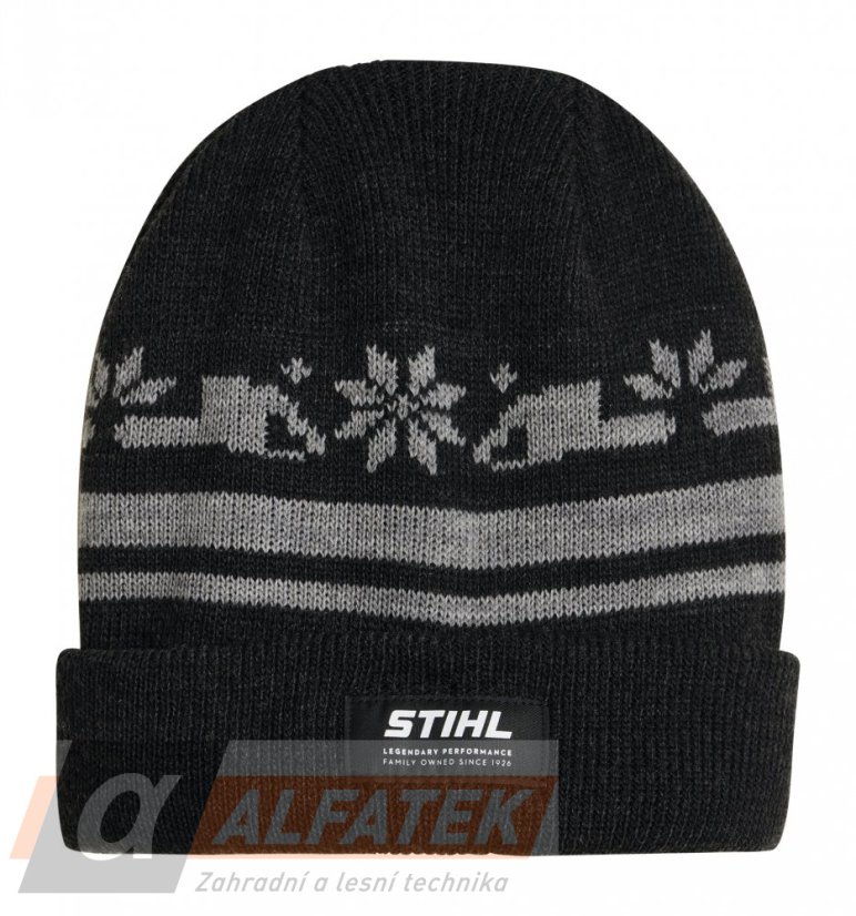 STIHL Čepice XMAS šedo-černá (04216000124)