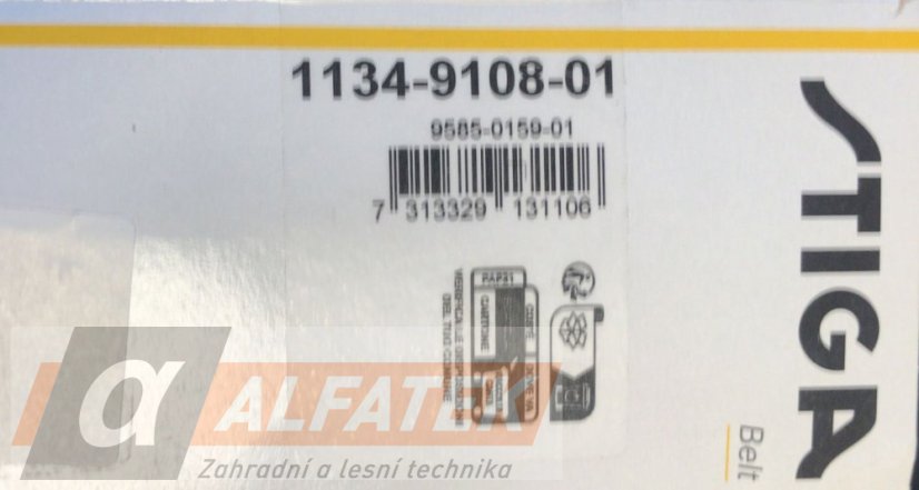 STIGA Klínový řemen sečení pro sekací hlavu  Combi 100 Q Plus  (1134-9108-01)