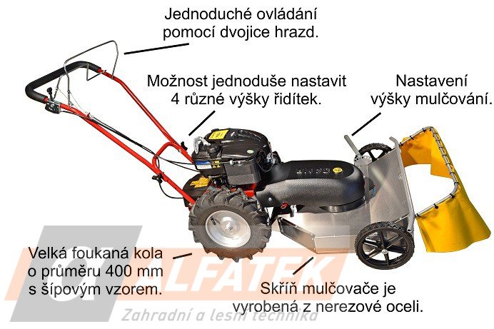 DAKR Mulčovač Tekton