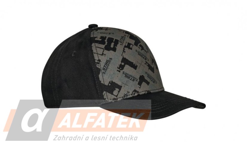 STIHL Dětská kšiltovka PATTERN TIMBERSPORTS šedá