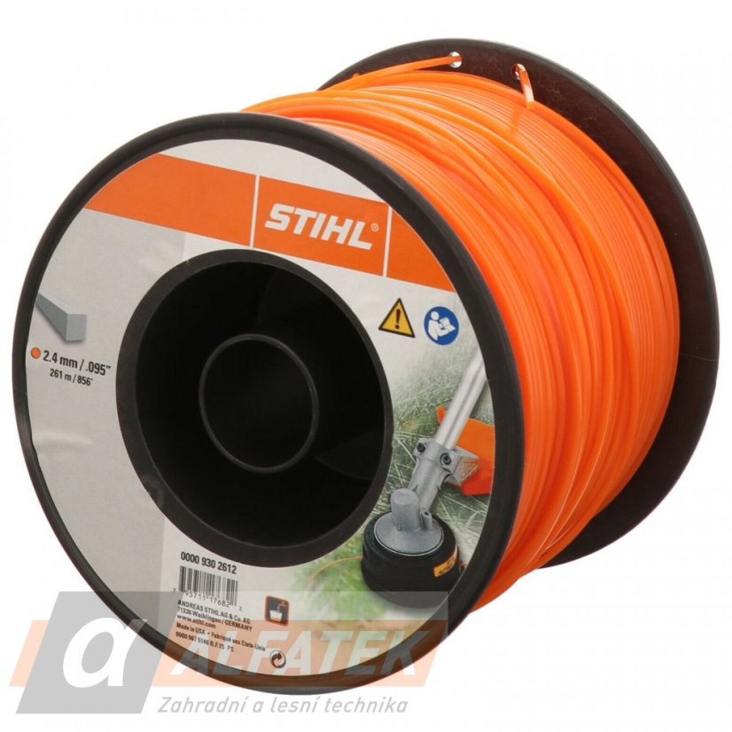 STIHL Žací struna STIHL 2,4 mm x 253 m čtvercová/hranatá, oranžová (00009302612)ALFATEK s.r.o.