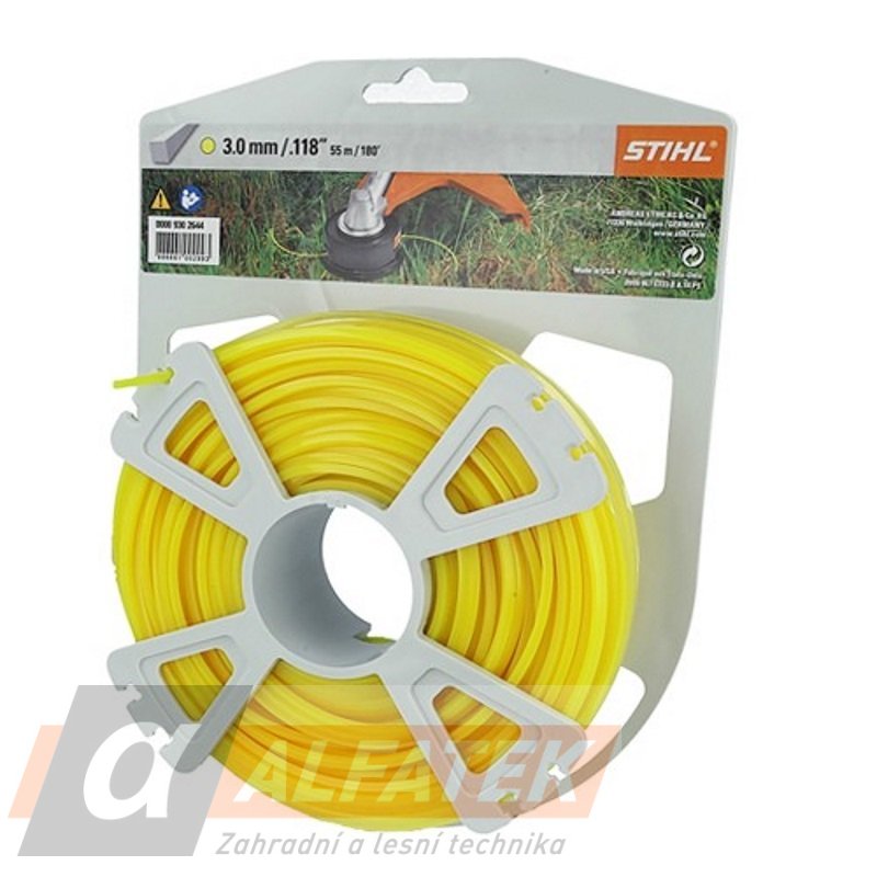 STIHL Žací struna 3,0 mm x 53 m čtvercová, žlutá (00009302644)