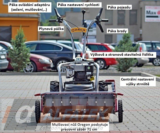 DAKR Pohonná jednotka Panter FD2H s mulčovačem M70