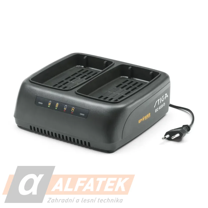 STIGA  EC 415 D  Duální nabíječka akumulátorů (277020208/ST1)