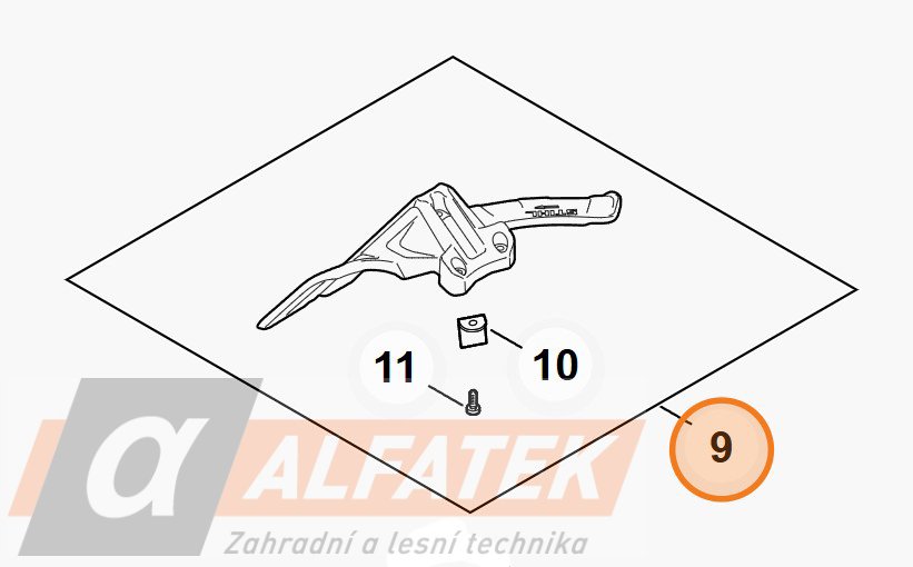 STIHL Ochranný kryt pro FSA 70 R, FSA 110 R (FA077108100)