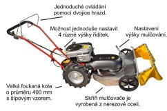 DAKR Stavebnicový mulčovač Triton Enduro