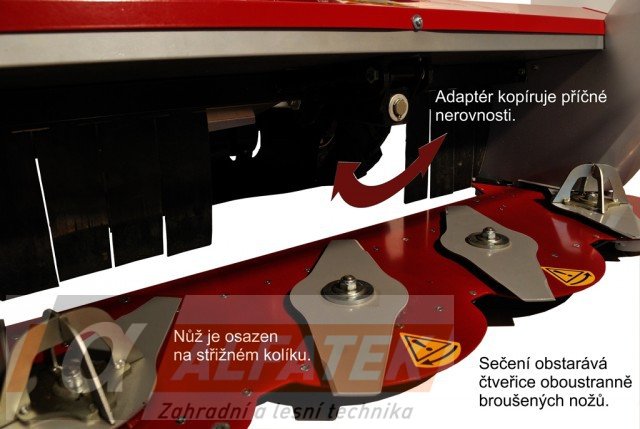 DAKR Pohonná jednotka Panter FD2H L224 s diskovým sečením DZS125