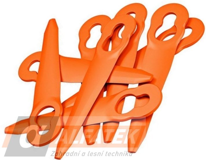 STIHL Sada plastových nožů pro PolyCut 2-2 a 3-2, 8 ks (40080071000)