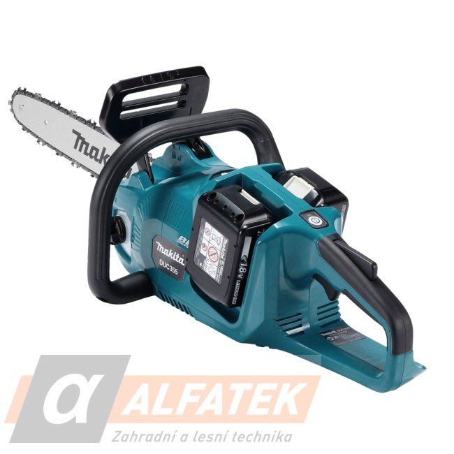 MAKITA Aku řetězová pila 350 mm Li-ion LXT 2x18V bez aku (DUC355Z)