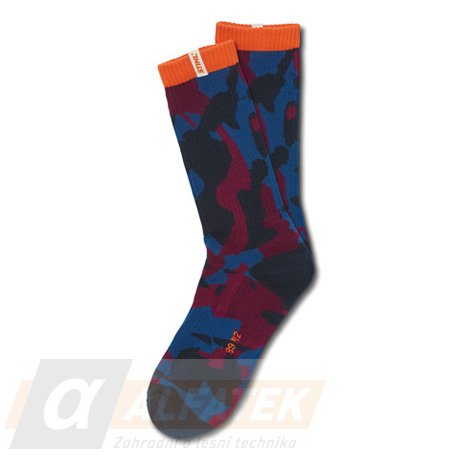 Funkční ponožky "CAMOUFLAGE" modré - Velikost ponožky: 39-42