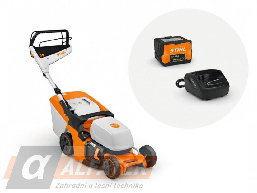 STIHL  Akumulátorová sekačka RMA 443.3 V  SET  (WA400111441)