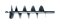 STIHL Vrták D-300mm BT 121, BT 130, BT 131, BTA 140 (44046802030)