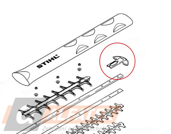 STIHL Ochranný kryt lišty zahradních nůžek (42377929006)