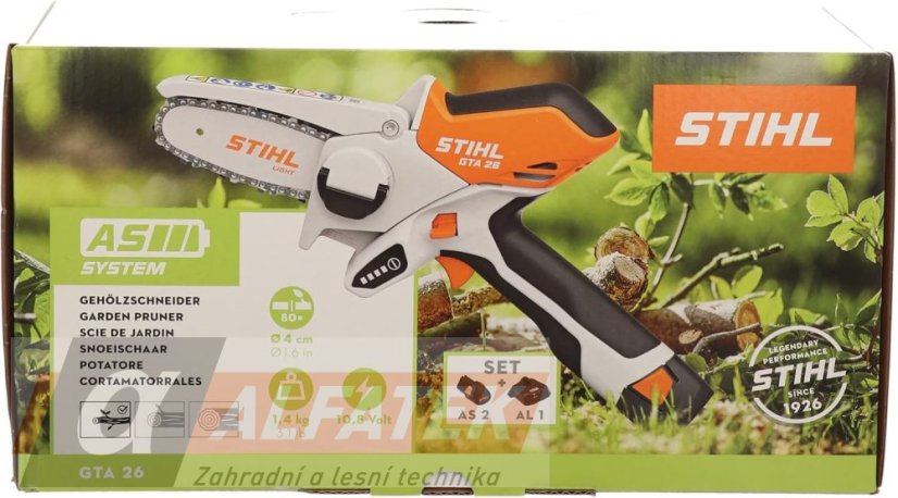 STIHL Akumulátorová minipila GTA 26 SET