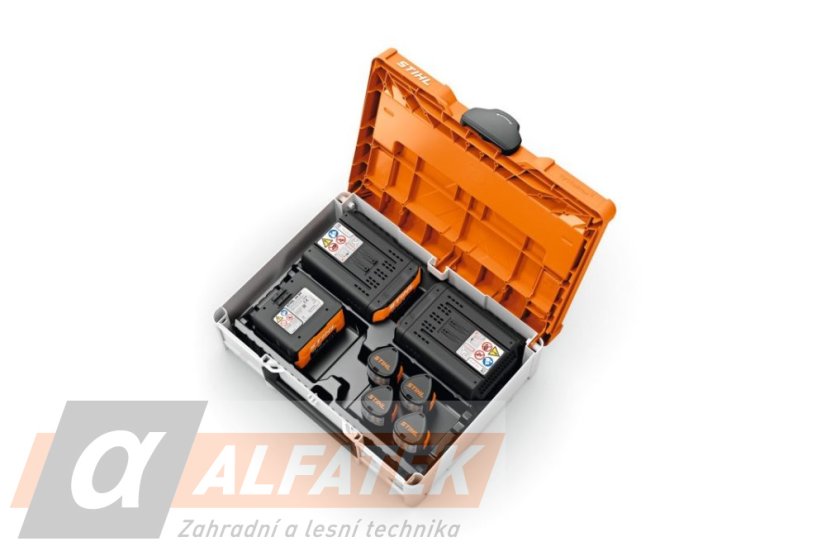 STIHL  Akumulátorov box systém SYSTAINER velikost  S  pro akumulátory AP/AK + 2 místa pro akumulátory AP/AK nebo 4 akumulátory AS  (00008829706)