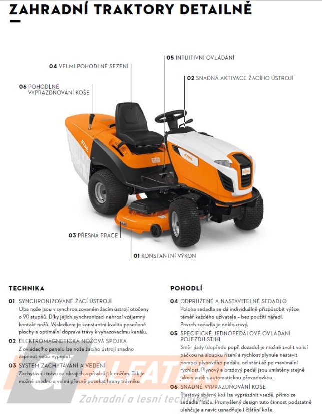 STIHL zahradní traktor  RT 6127 ZL