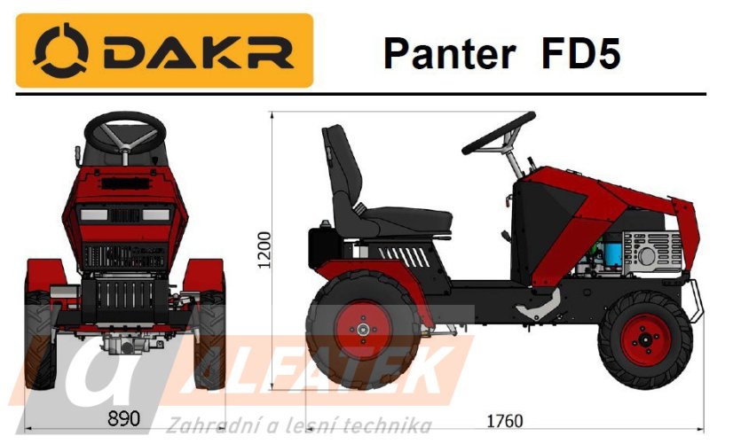 DAKR Pohonná jednotka Panter FD5