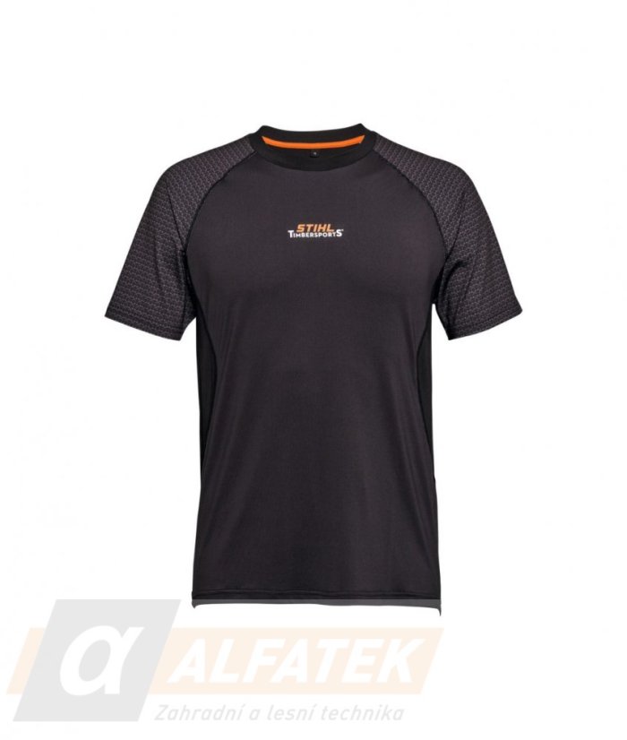 STIHL Funkční tričko TIMBERSPORTS  šedočerná (042130087xx) - Velikost: XL