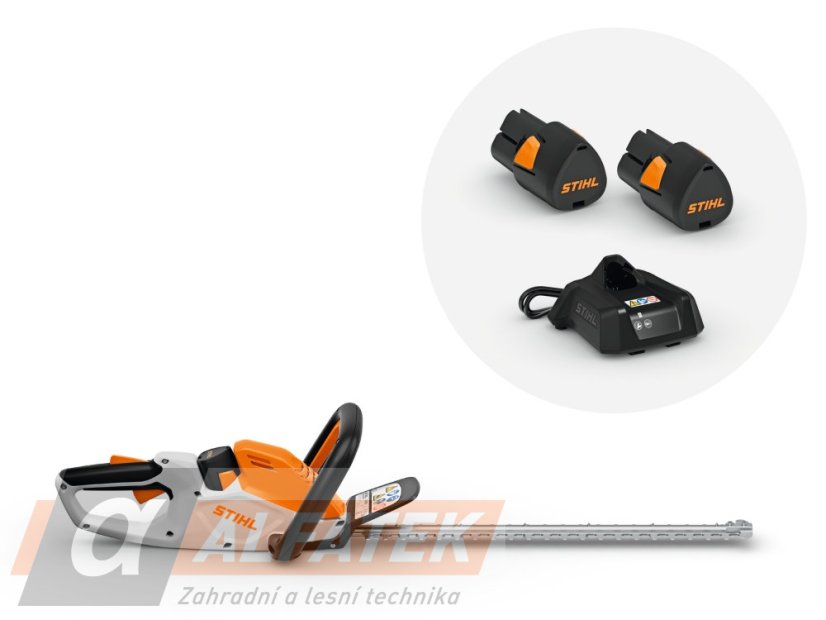 STIHL Aku zahradní nůžky HSA 40 SET (2x AS 2 + AL 1)
